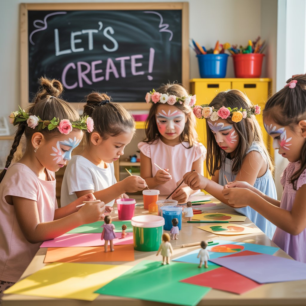 Kindergeburtstag, Kinderschminken, Kringelbunt Betreuung